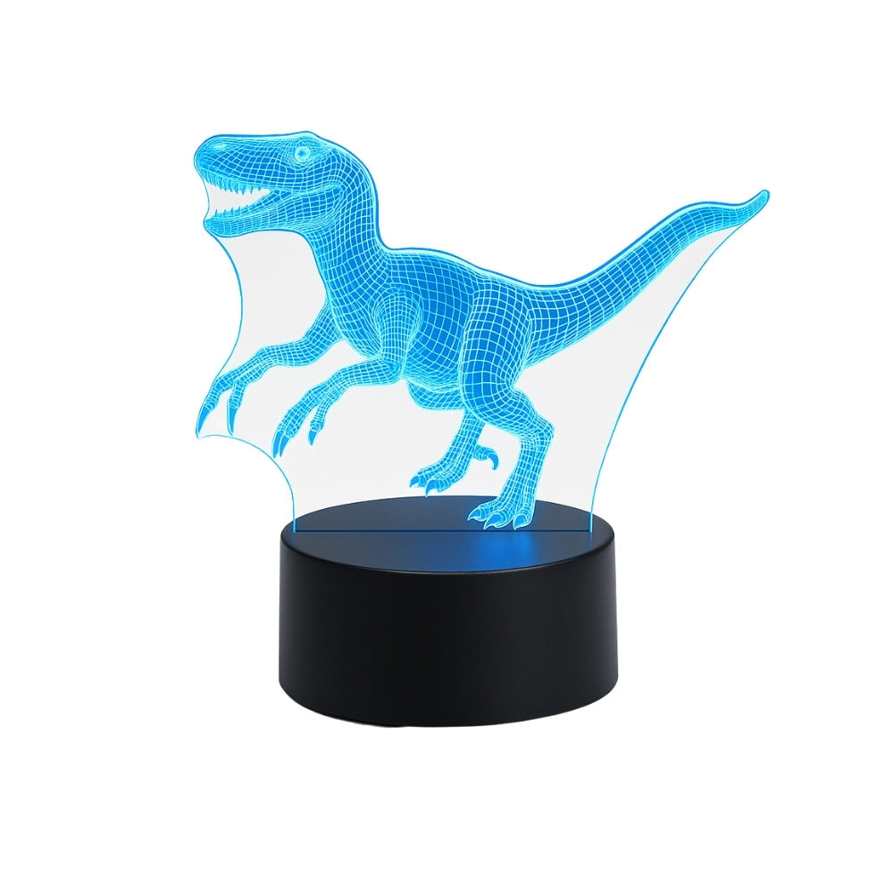 DINOGLOW 3D Nattlampa USB