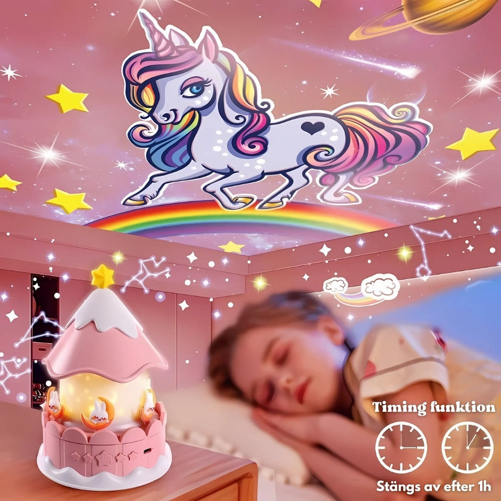 GALAXY Star Projector Nattlampa