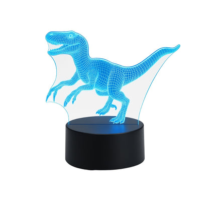 DINOGLOW 3D Nattlampa USB