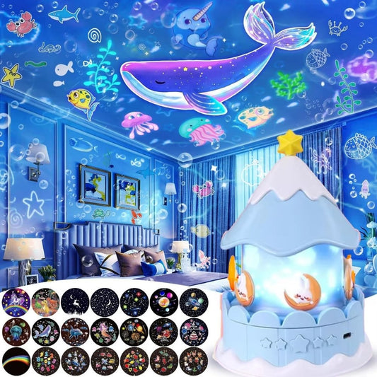 GALAXY Star Projector Nattlampa